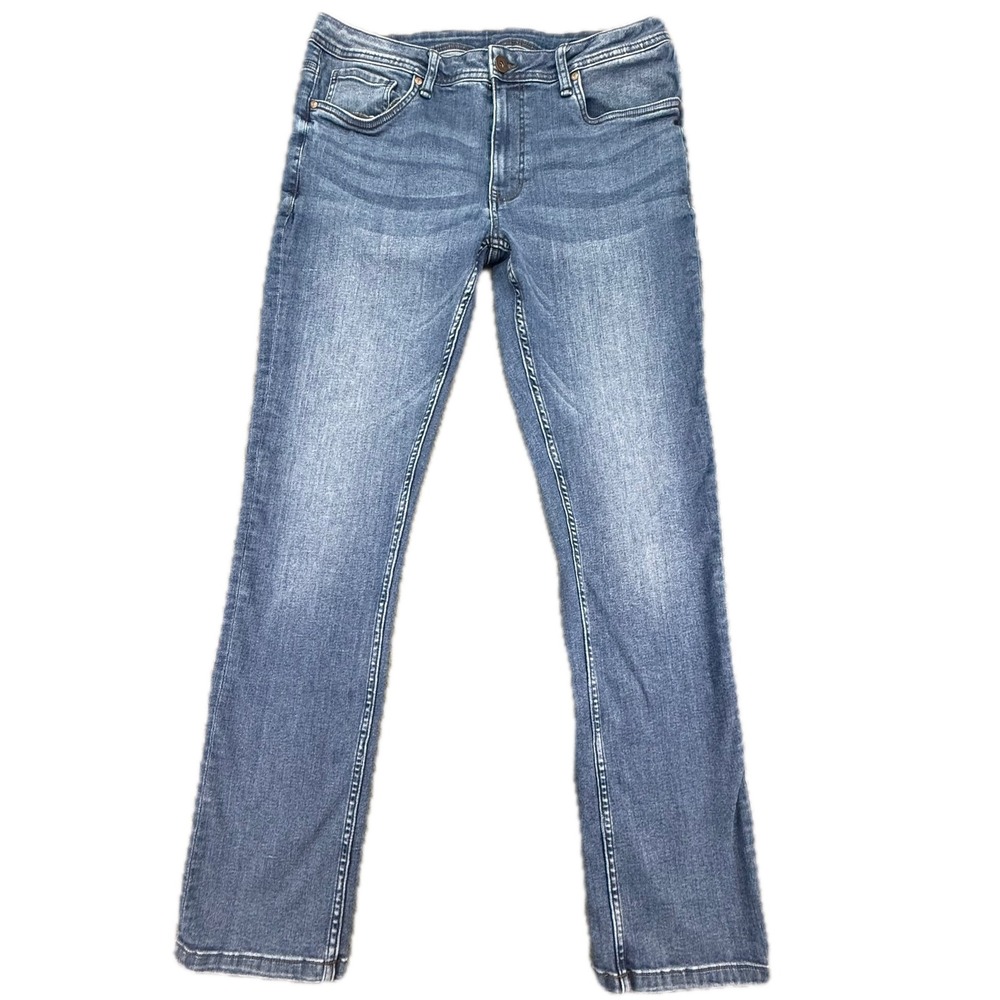 The Perfect Jean Slim Fit Mens 34x32 Blue Medium Wash Stretch Denim JUST1NAMR